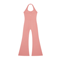 Wolvyn Apparel Women’s Halter Flared Jumpsuit - Wolvyn Apparel