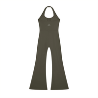 Wolvyn Apparel Women’s Halter Flared Jumpsuit - Wolvyn Apparel
