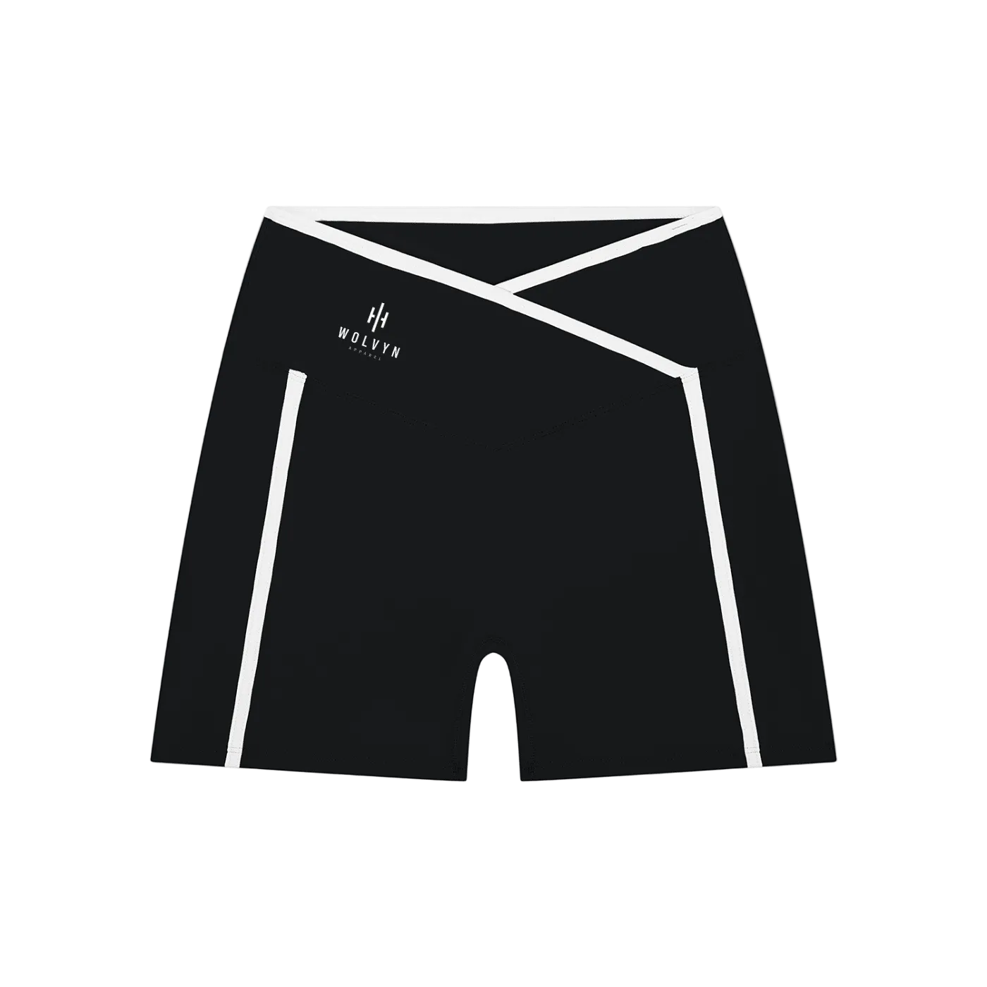 Wolvyn Apparel Women’s High Rise Color Block Yoga Shorts - Wolvyn Apparel