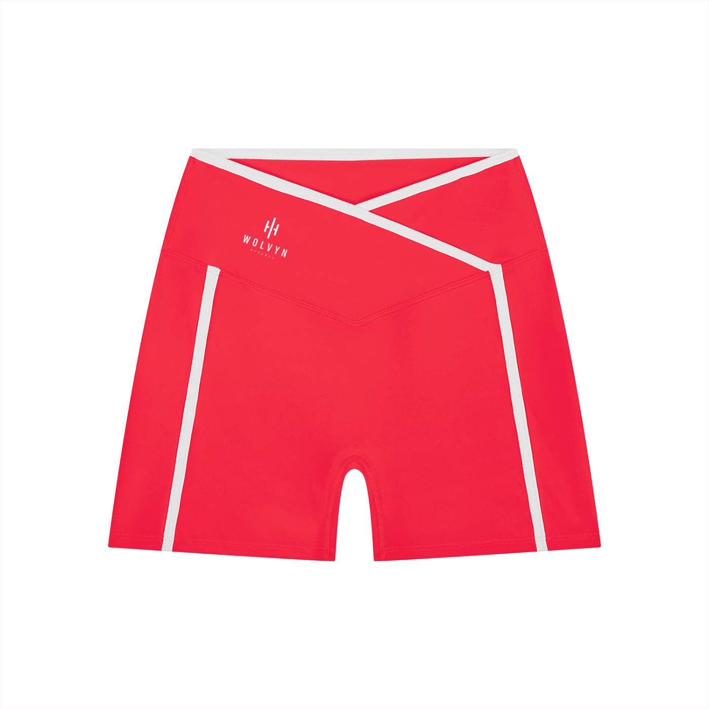 Wolvyn Apparel Women’s High Rise Color Block Yoga Shorts - Wolvyn Apparel