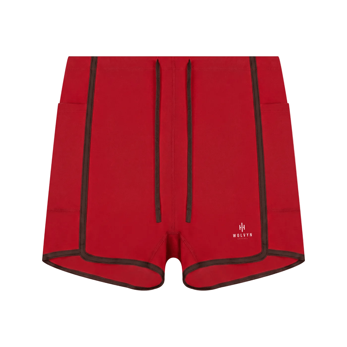 Wolvyn Apparel Women's High Rise Color Block Yoga Shorts - Wolvyn Apparel