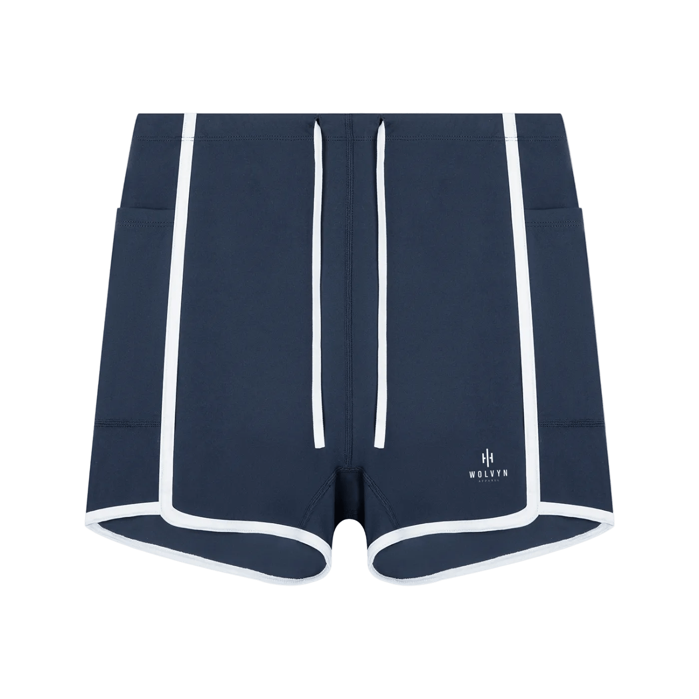 Wolvyn Apparel Women's High Rise Color Block Yoga Shorts - Wolvyn Apparel