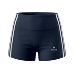 Wolvyn Apparel Women’s High-Waist Color Block Yoga Shorts - Wolvyn Apparel