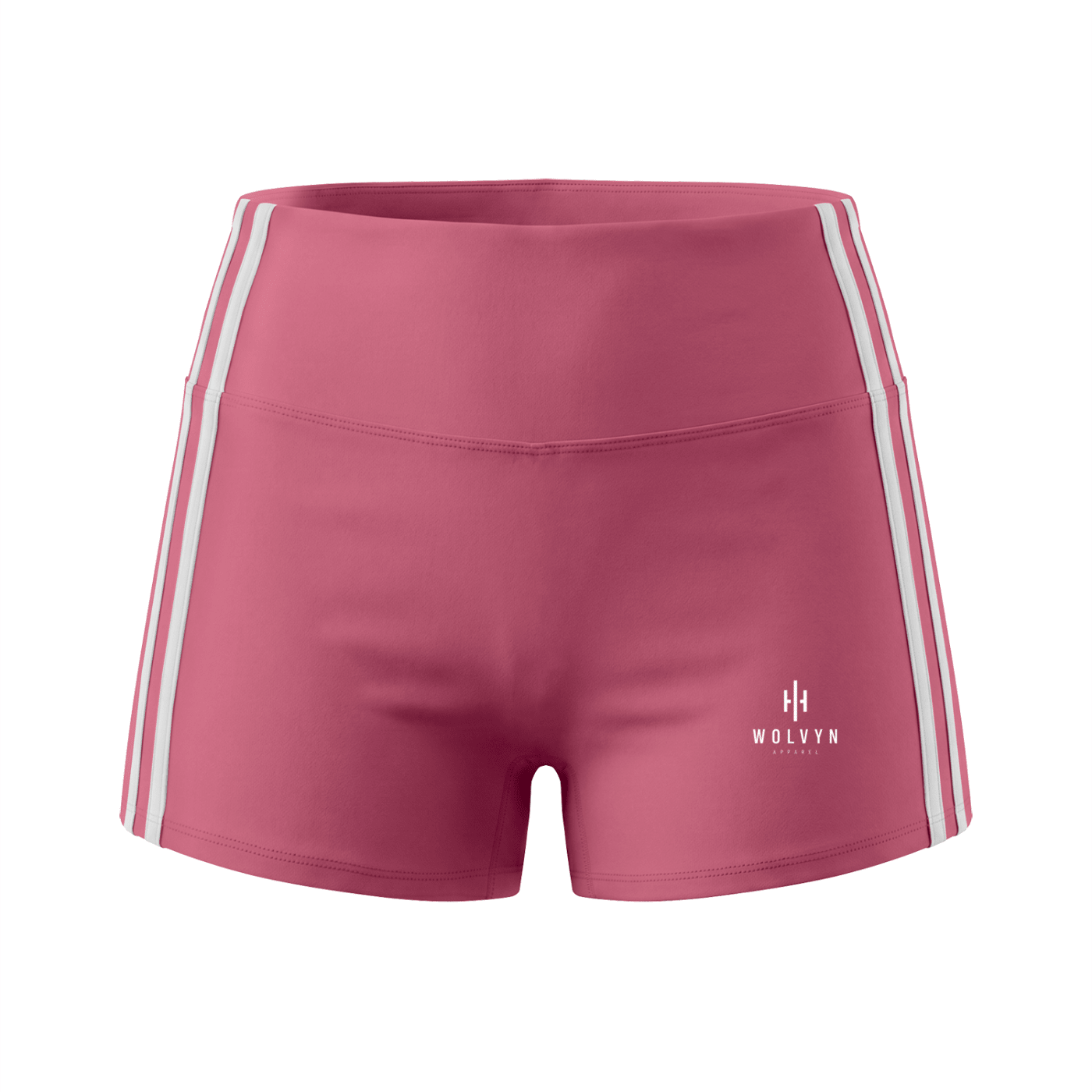 Wolvyn Apparel Women’s High-Waist Color Block Yoga Shorts - Wolvyn Apparel
