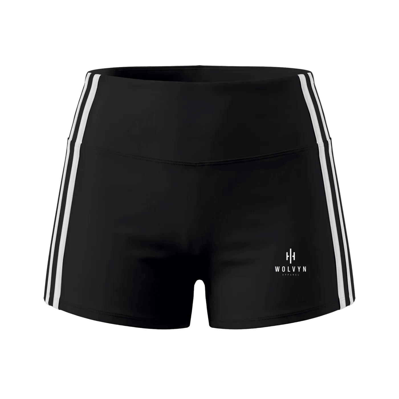 Wolvyn Apparel Women’s High-Waist Color Block Yoga Shorts - Wolvyn Apparel