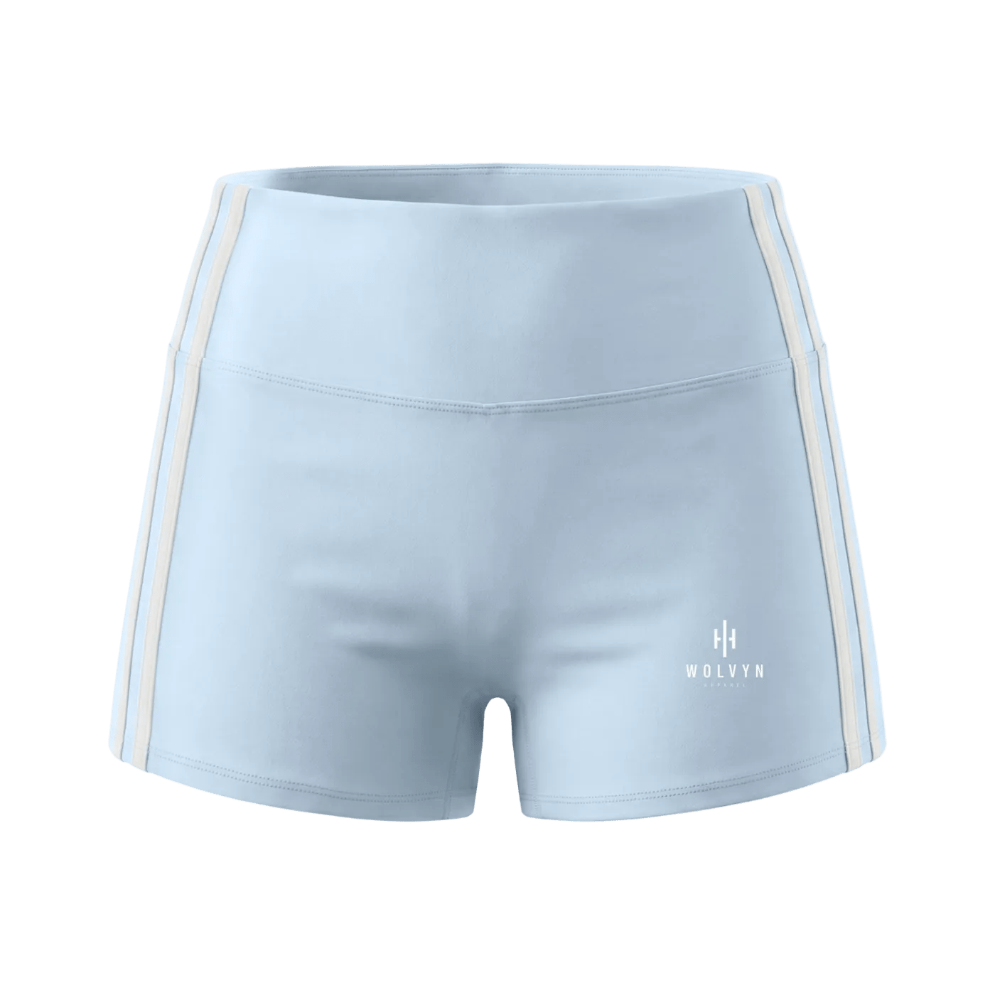 Wolvyn Apparel Women’s High-Waist Color Block Yoga Shorts - Wolvyn Apparel
