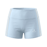 Wolvyn Apparel Women’s High-Waist Color Block Yoga Shorts - Wolvyn Apparel