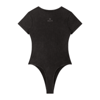 Wolvyn Apparel Women's Mineral Wash Crewneck Bodysuit - Wolvyn Apparel