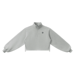 Wolvyn Apparel Women’s Mock-Neck Quarter-Zip Sweatshirt - Wolvyn Apparel