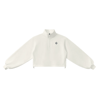 Wolvyn Apparel Women’s Mock-Neck Quarter-Zip Sweatshirt - Wolvyn Apparel