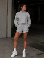 Wolvyn Apparel Women’s Mock-Neck Quarter-Zip Sweatshirt - Wolvyn Apparel