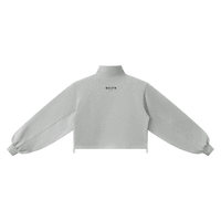 Wolvyn Apparel Women’s Mock-Neck Quarter-Zip Sweatshirt - Wolvyn Apparel