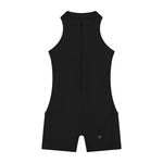 Wolvyn Apparel Women’s Quarter-Zip Yoga Romper - Wolvyn Apparel