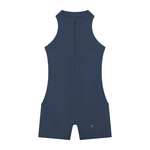 Wolvyn Apparel Women’s Quarter-Zip Yoga Romper - Wolvyn Apparel