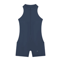 Wolvyn Apparel Women’s Quarter-Zip Yoga Romper - Wolvyn Apparel