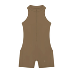 Wolvyn Apparel Women’s Quarter-Zip Yoga Romper - Wolvyn Apparel