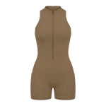 Wolvyn Apparel Women’s Quarter-Zip Yoga Romper - Wolvyn Apparel