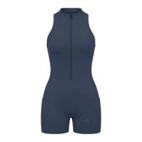 Wolvyn Apparel Women’s Quarter-Zip Yoga Romper - Wolvyn Apparel