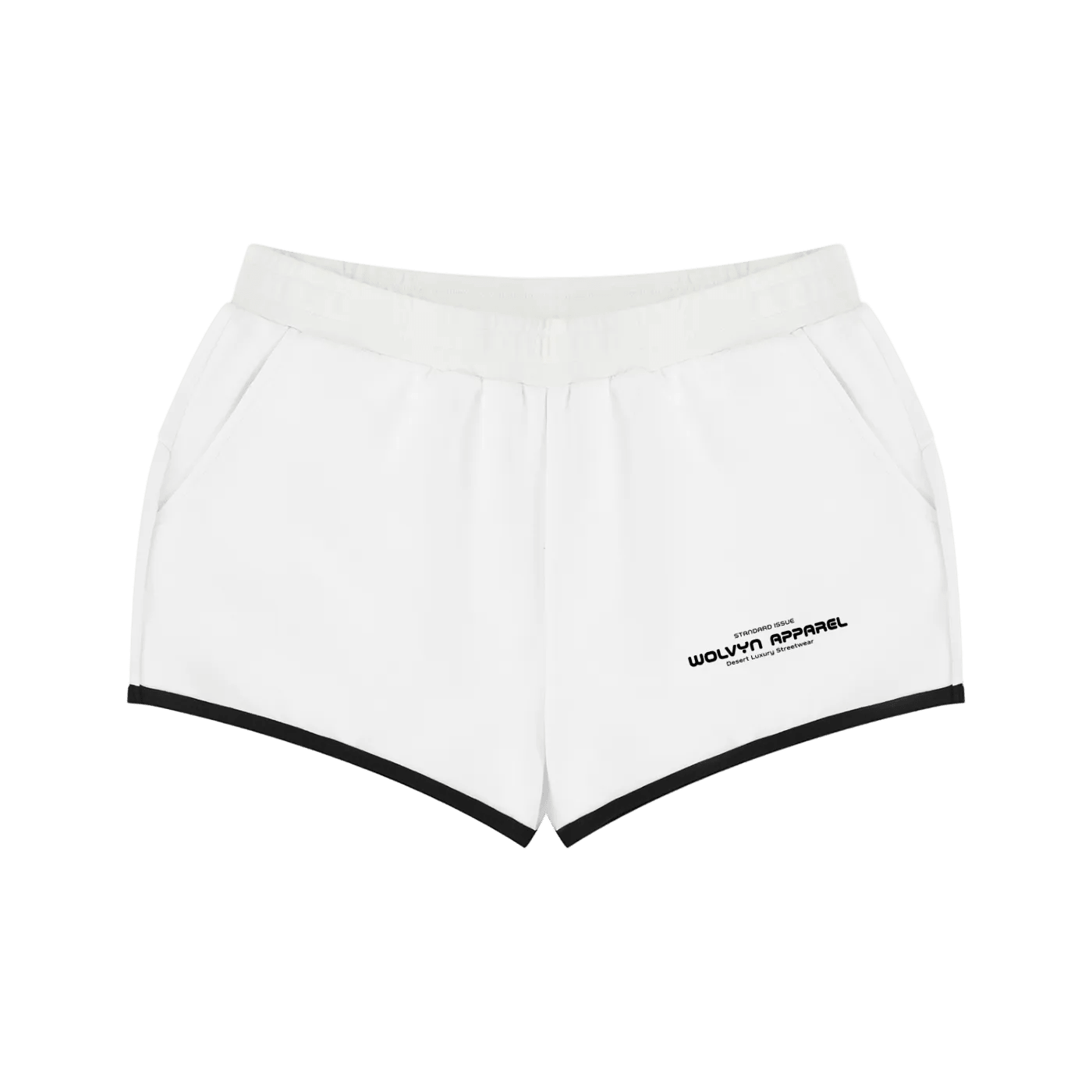 Wolvyn Apparel Women's Retro Contrast Binding Shorts - Wolvyn Apparel