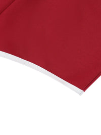Wolvyn Apparel Women's Retro Contrast Binding Shorts - Wolvyn Apparel