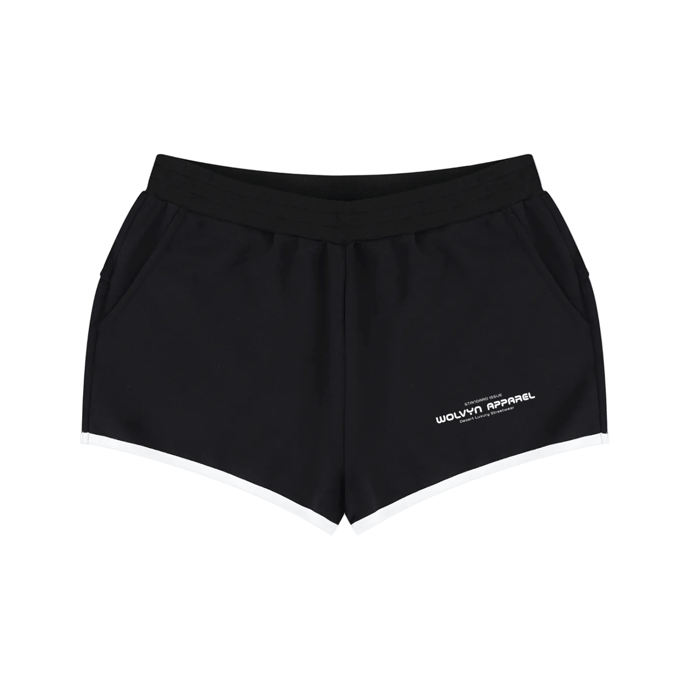 Wolvyn Apparel Women's Retro Contrast Binding Shorts - Wolvyn Apparel
