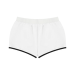 Wolvyn Apparel Women's Retro Contrast Binding Shorts - Wolvyn Apparel