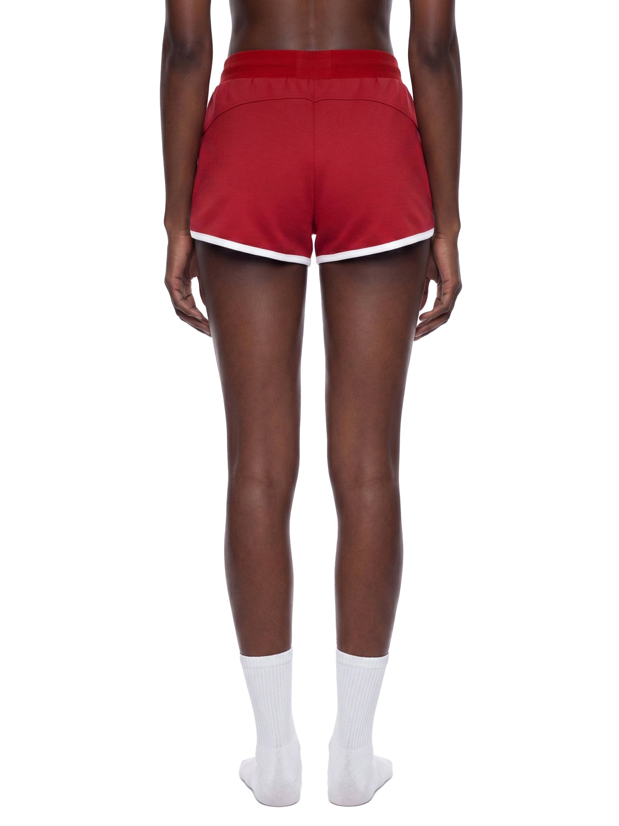 Wolvyn Apparel Women's Retro Contrast Binding Shorts - Wolvyn Apparel