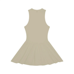Wolvyn Apparel Women’s Ruched Sleeveless Full-Zip Dress - Wolvyn Apparel