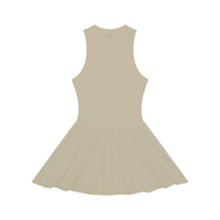 Wolvyn Apparel Women’s Ruched Sleeveless Full-Zip Dress - Wolvyn Apparel