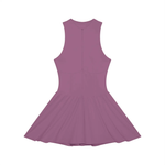 Wolvyn Apparel Women’s Ruched Sleeveless Full-Zip Dress - Wolvyn Apparel