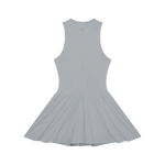 Wolvyn Apparel Women’s Ruched Sleeveless Full-Zip Dress - Wolvyn Apparel