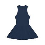 Wolvyn Apparel Women’s Ruched Sleeveless Full-Zip Dress - Wolvyn Apparel