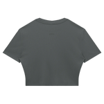 Wolvyn Apparel Women's Slim Ribbed Crop T-Shirt - Wolvyn Apparel