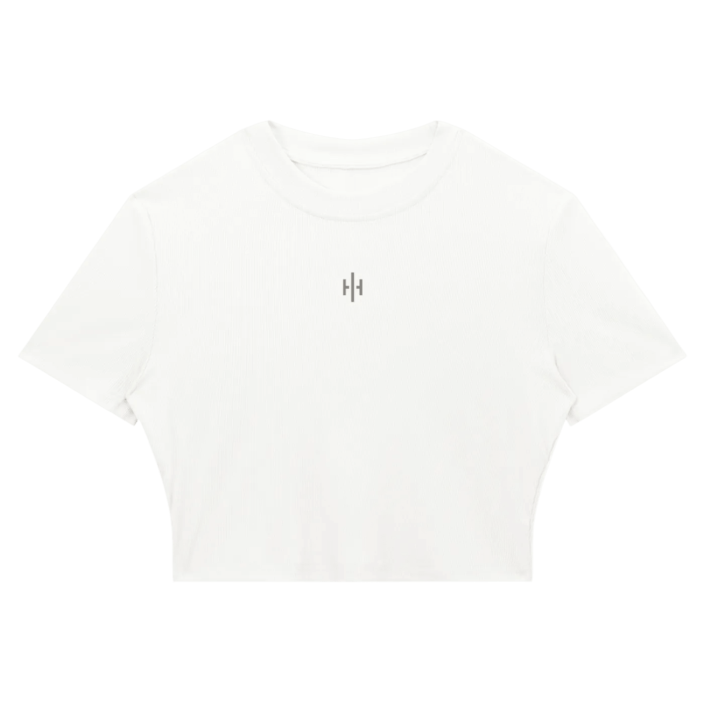 Wolvyn Apparel Women's Slim Ribbed Crop T-Shirt - Wolvyn Apparel
