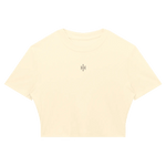 Wolvyn Apparel Women's Slim Ribbed Crop T-Shirt - Wolvyn Apparel