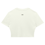 Wolvyn Apparel Women's Slim Ribbed Crop T-Shirt - Wolvyn Apparel