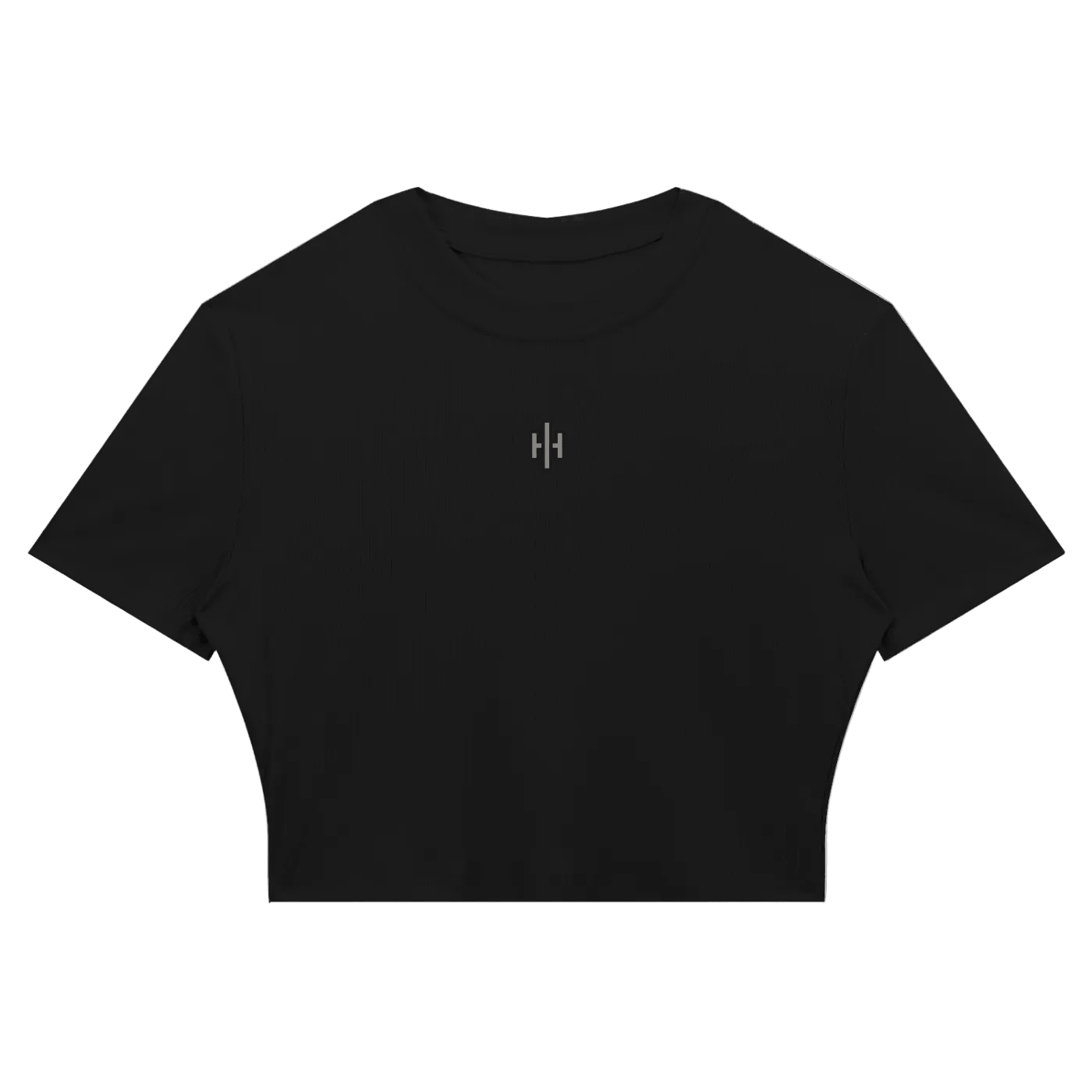 Wolvyn Apparel Women's Slim Ribbed Crop T-Shirt - Wolvyn Apparel