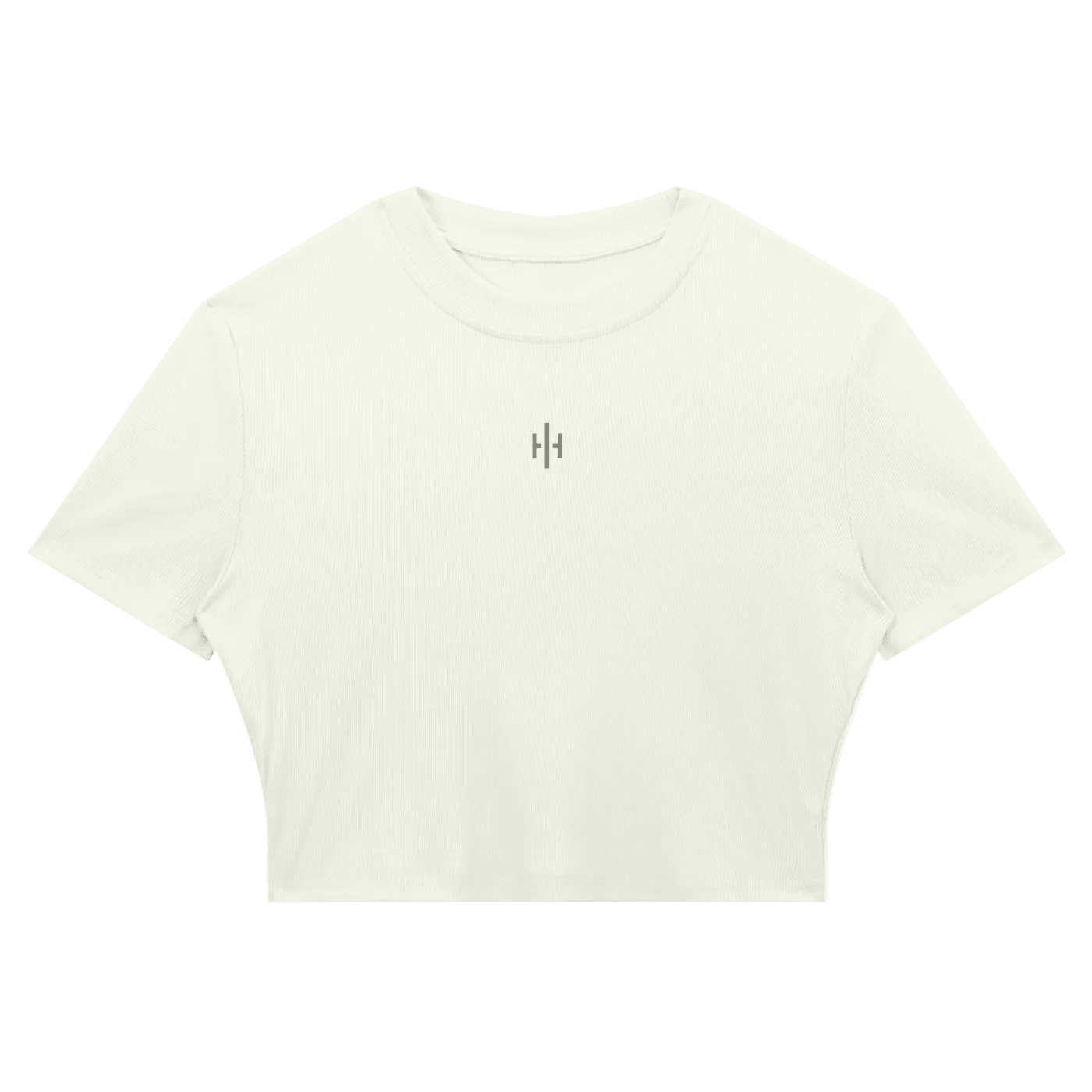 Wolvyn Apparel Women's Slim Ribbed Crop T-Shirt - Wolvyn Apparel