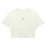 Wolvyn Apparel Women's Slim Ribbed Crop T-Shirt - Wolvyn Apparel