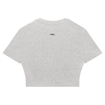 Wolvyn Apparel Women's Slim Ribbed Crop T-Shirt - Wolvyn Apparel