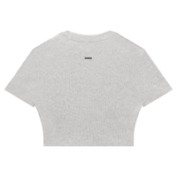 Wolvyn Apparel Women's Slim Ribbed Crop T-Shirt - Wolvyn Apparel