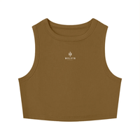 Wolvyn Apparel Women's Tight Crewneck Crop Tank Top - Wolvyn Apparel