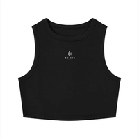 Wolvyn Apparel Women's Tight Crewneck Crop Tank Top - Wolvyn Apparel