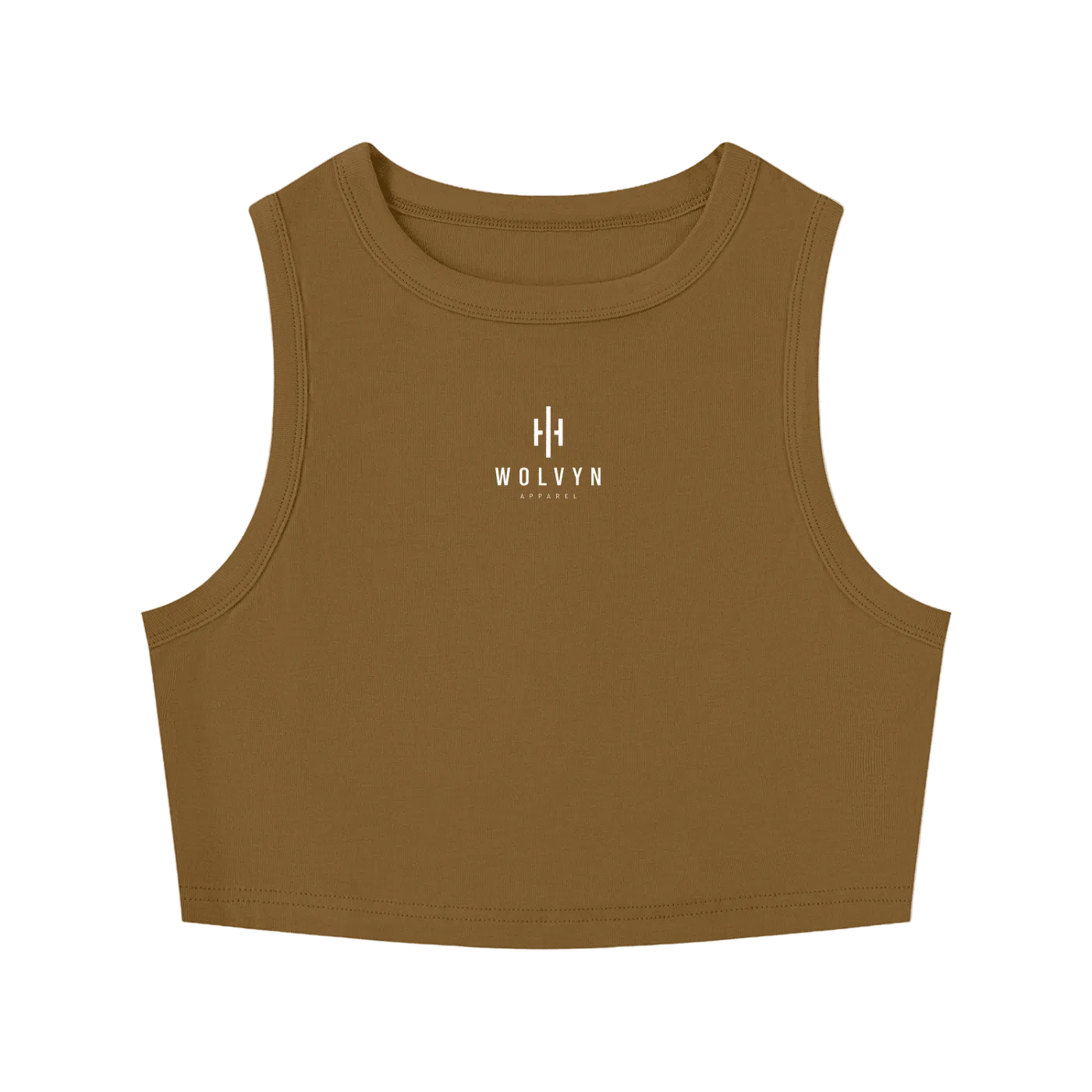 Wolvyn Apparel Women's Tight Crewneck Crop Tank Top - Wolvyn Apparel