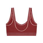 Wolvyn Apparel Women’s Topstitching Yoga Sports Bra - Wolvyn Apparel