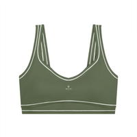 Wolvyn Apparel Women’s Topstitching Yoga Sports Bra - Wolvyn Apparel