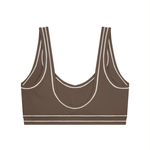 Wolvyn Apparel Women’s Topstitching Yoga Sports Bra - Wolvyn Apparel
