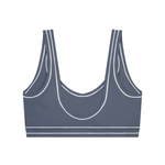Wolvyn Apparel Women’s Topstitching Yoga Sports Bra - Wolvyn Apparel