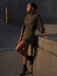 Wolvyn Apparel Women’s Turtleneck Batwing T-Shirt - Wolvyn Apparel