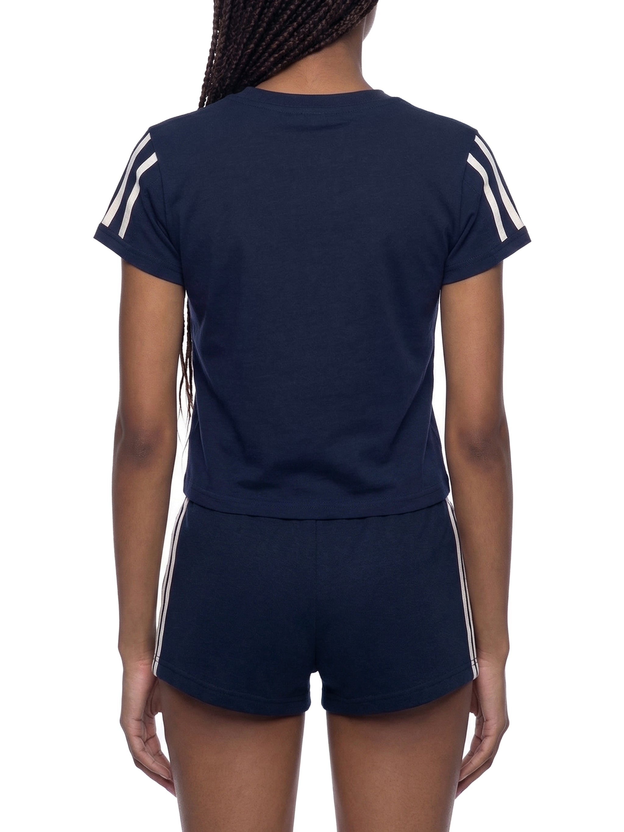 Wolvyn Apparel Women's Varsity Stripe T-Shirt - Wolvyn Apparel